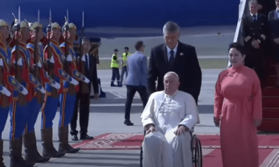 The Pope Lands In Mongolia